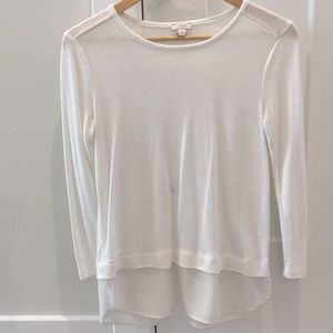 J.Crew layered long sleeve shirt